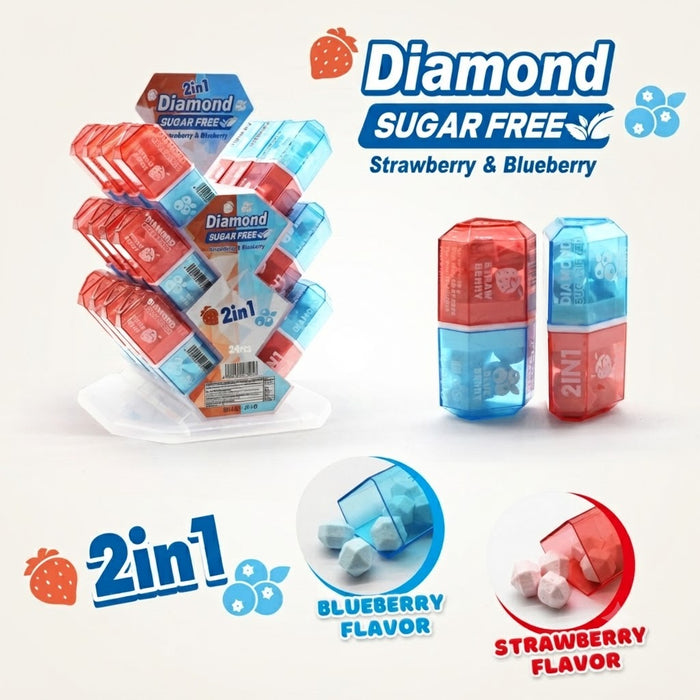 Dražė Sugar Free 2in1 24vnt x 10g