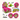Guma Crazy roll apple/strawberry 12 vnt