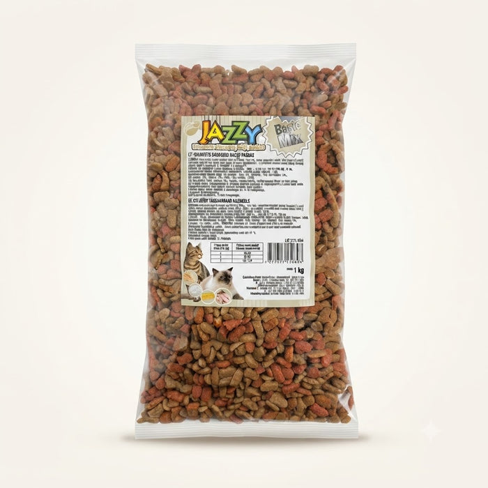 Ėdalas Jazzy katėms Basic Mix 1 kg