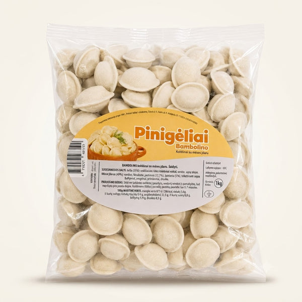 Koldūnai bambolino pinigėliai 1kg