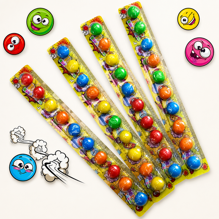 Ruler Bubble gum 45vnt