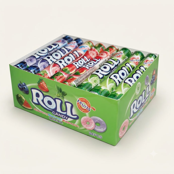 Saldainiai Circle Roll candy 20vnt x23g