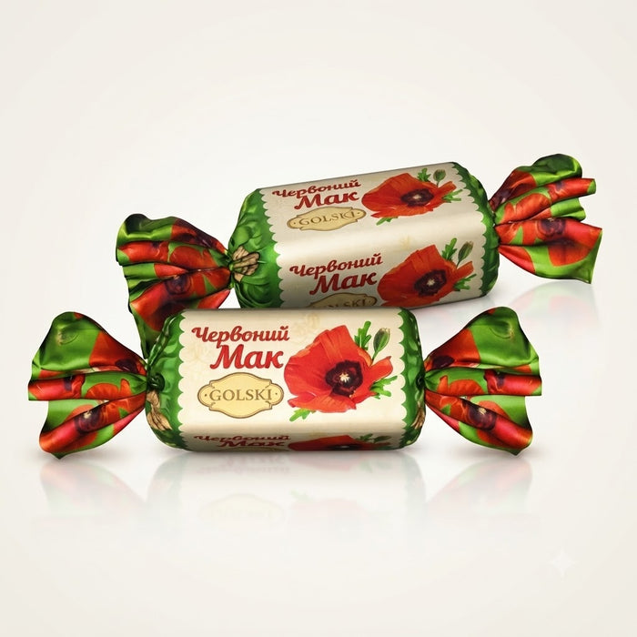 Saldainiai Raudona aguona 2,2 kg