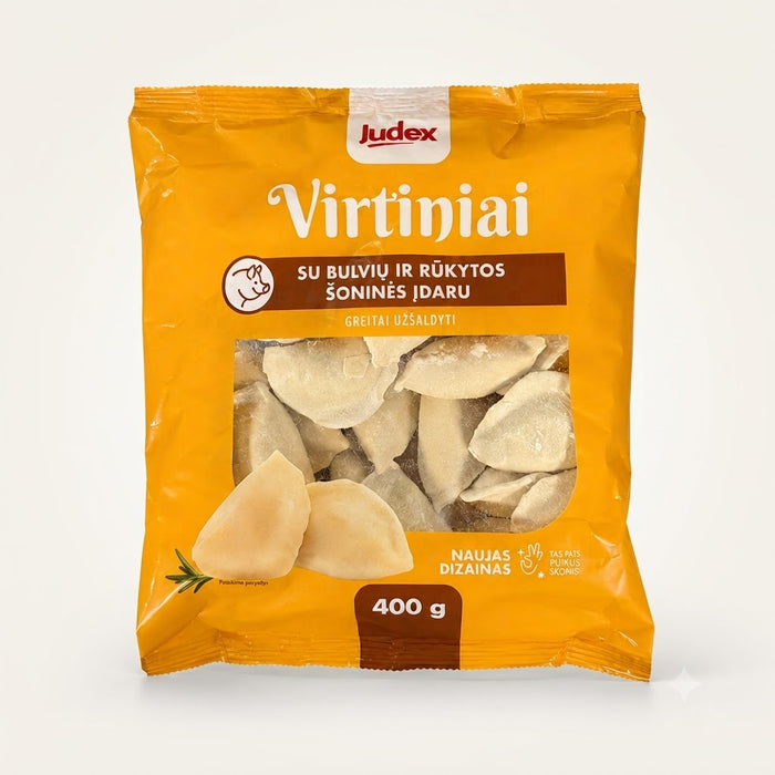 Virtiniai su šoninės ir bulvių įdaru 400g