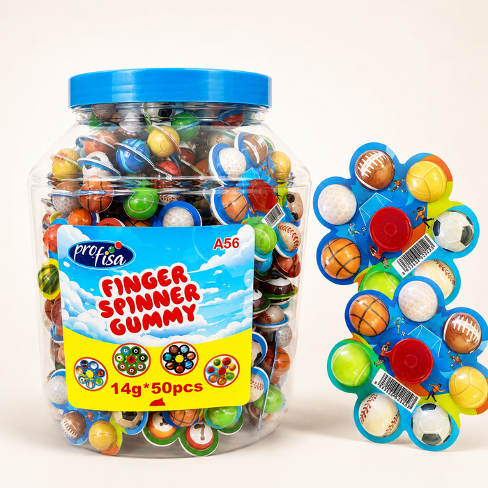 Saldainiai Finger Spinner 50vnt x 14g