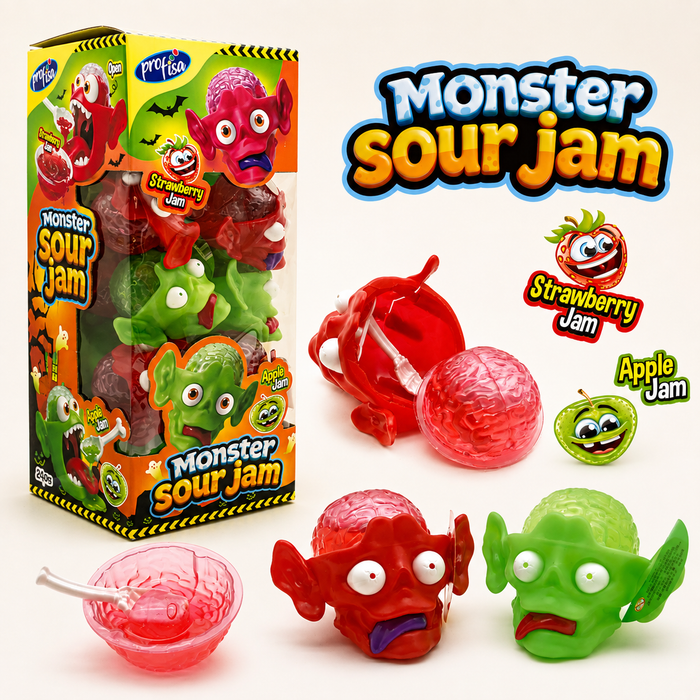 Saldainiai Monster Sour Jam 20x20g