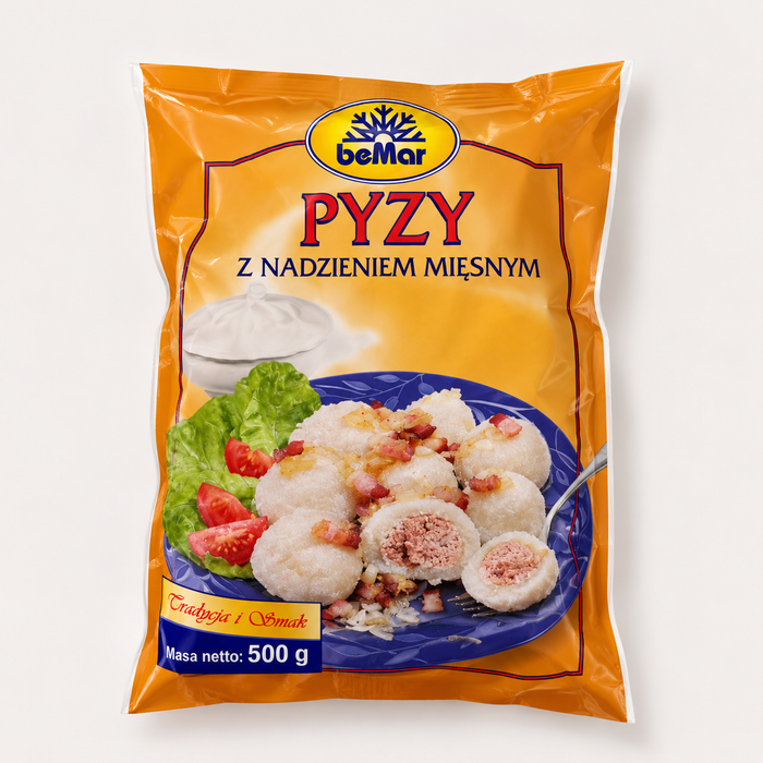 Bulvių kukuliai su mėsos įdaru "PYZY" 500g